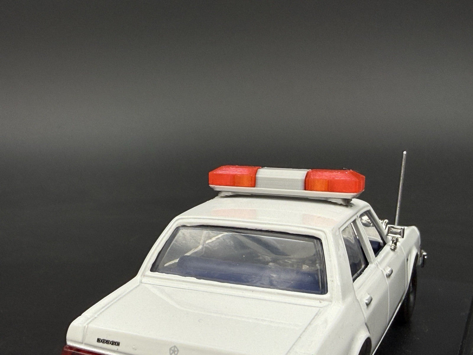 2-Pack 1/43 Scale Model Red Amber Flasher Smith Wesson 8880 Lightbar 4343R7