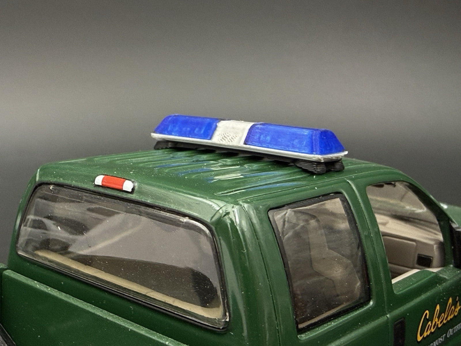 1/32 Blue Chrome Code 3 LP6000 Lightbar Police Fire 3207ChromeB6