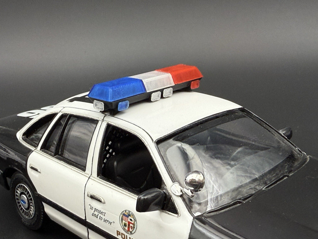 1/24 25 Scale Blue Red Clear Streethawk Lightbar Police 24645