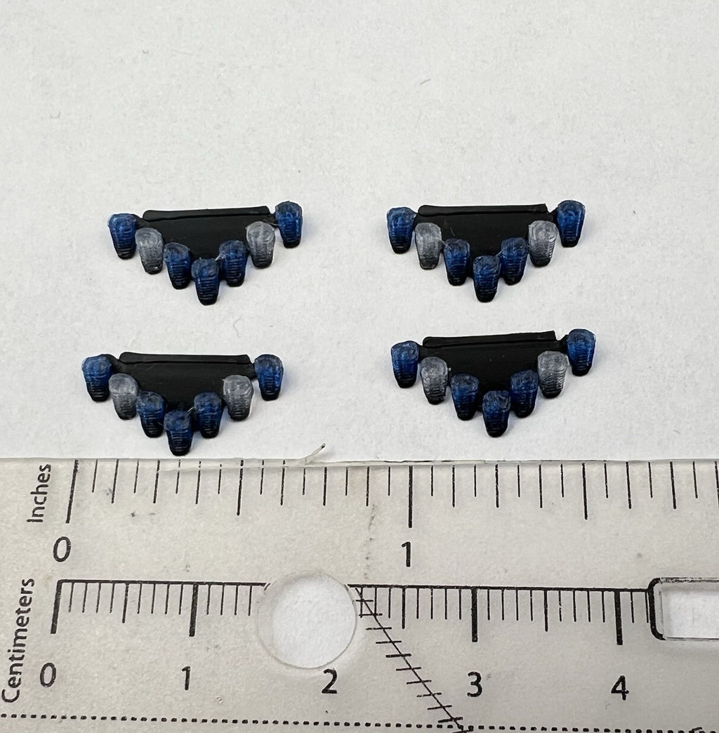 4 Pack 1/87 Blue Vector Vision Lightbar FHP Florida Highway Patrol State Police2