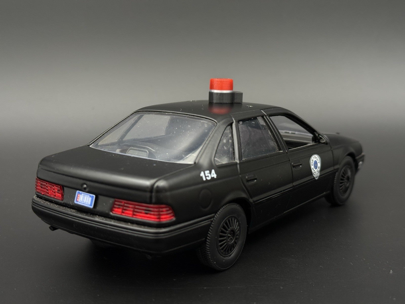 2 Pack 1/24 1/25 Vintage Red Beacon With Siren Speaker Lightbar Police 2462R7
