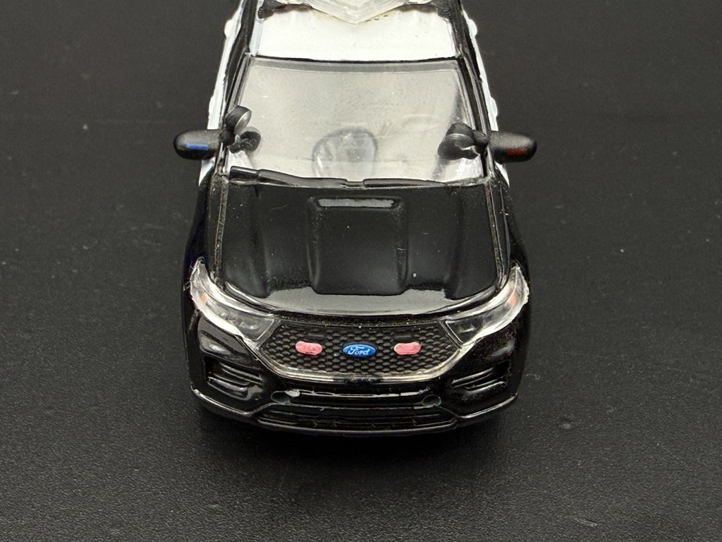 8 Pack 1/64 Scale Red Grille Light Pod License Plate Police 6456R5