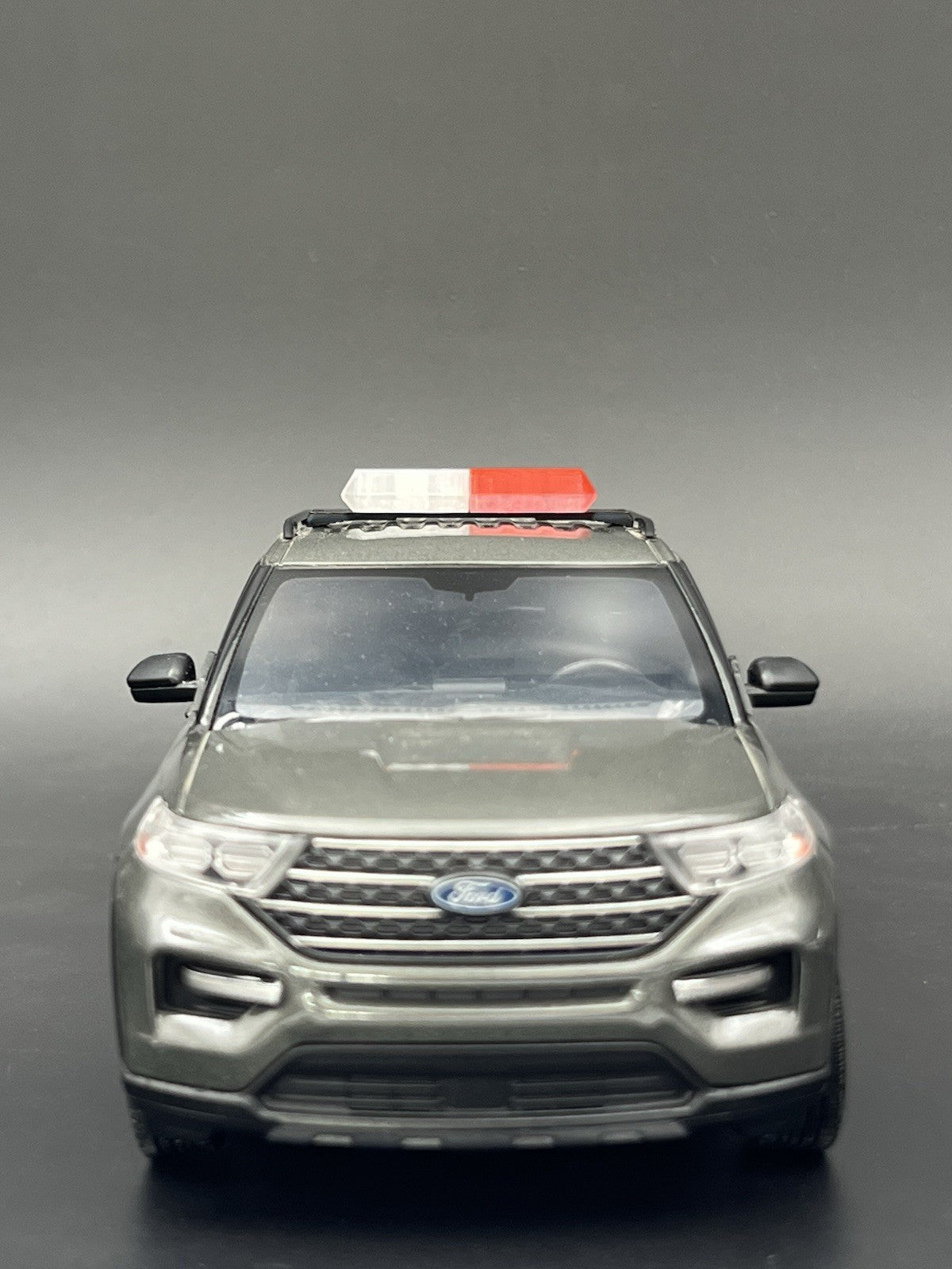 1/24 25 Red Half Code 3 MX7000 Lightbar W/ Internal Lens Police Sheriff Fire6