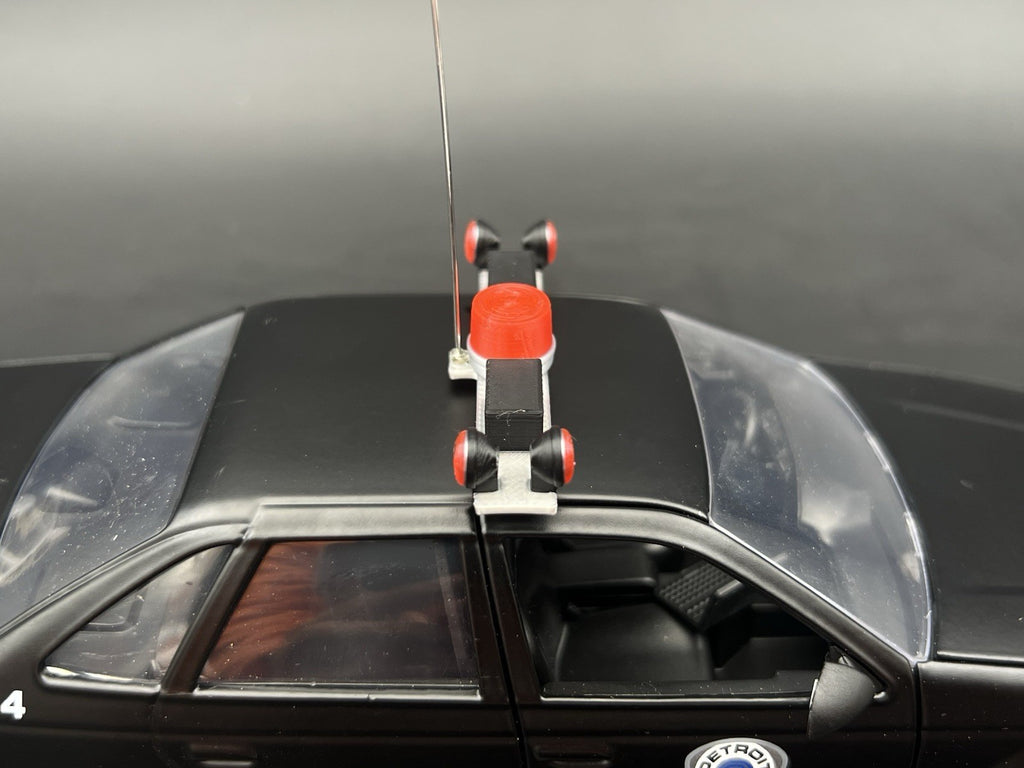 1/24 25 Dominion Lightbar Red Clear Ontario Provincial Police OPP Style Canada8