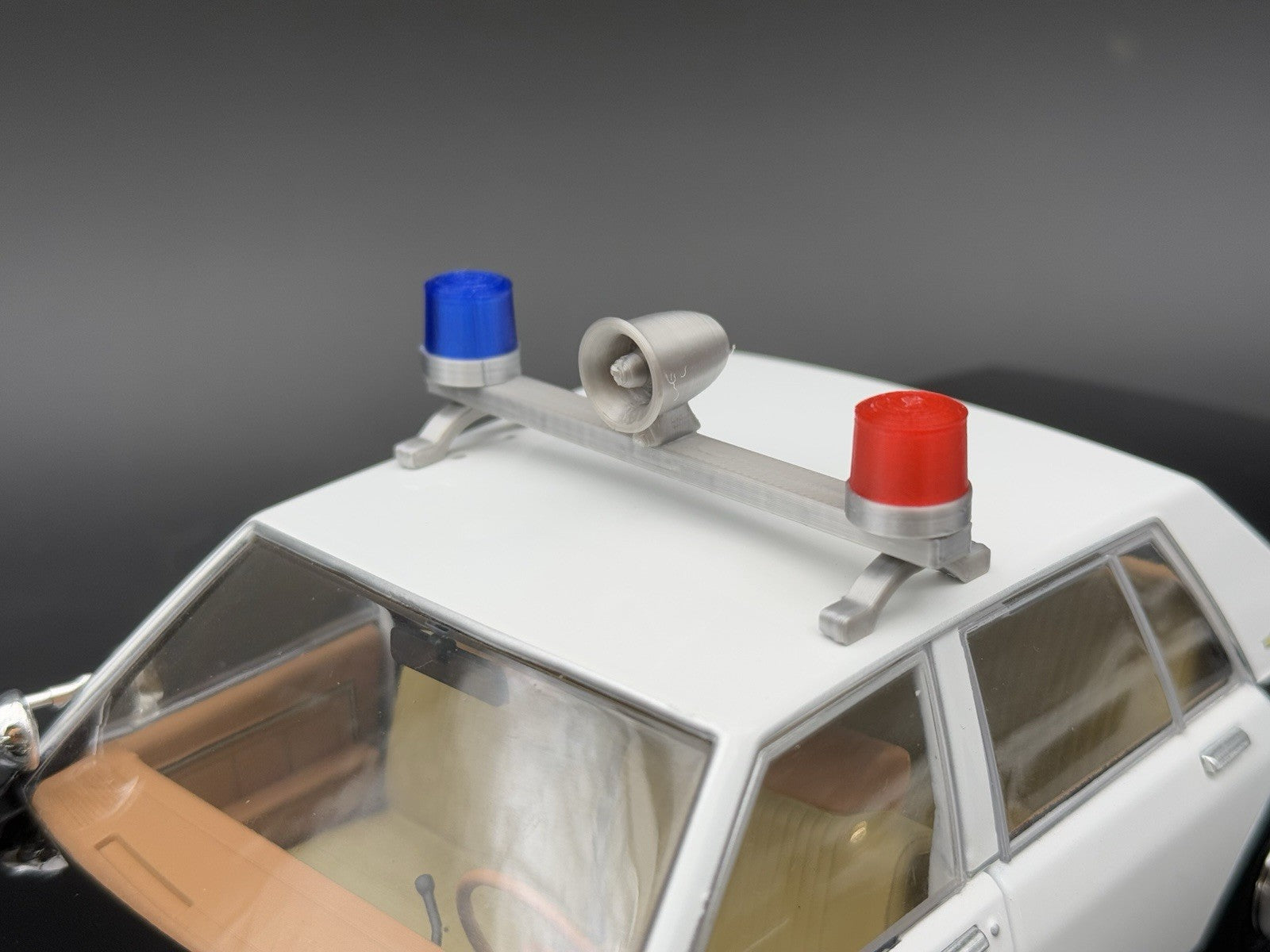 1/24 25 Scale Model Federal Twin Beacon Ray Blue Red Lightbar Visibar 2461BR9