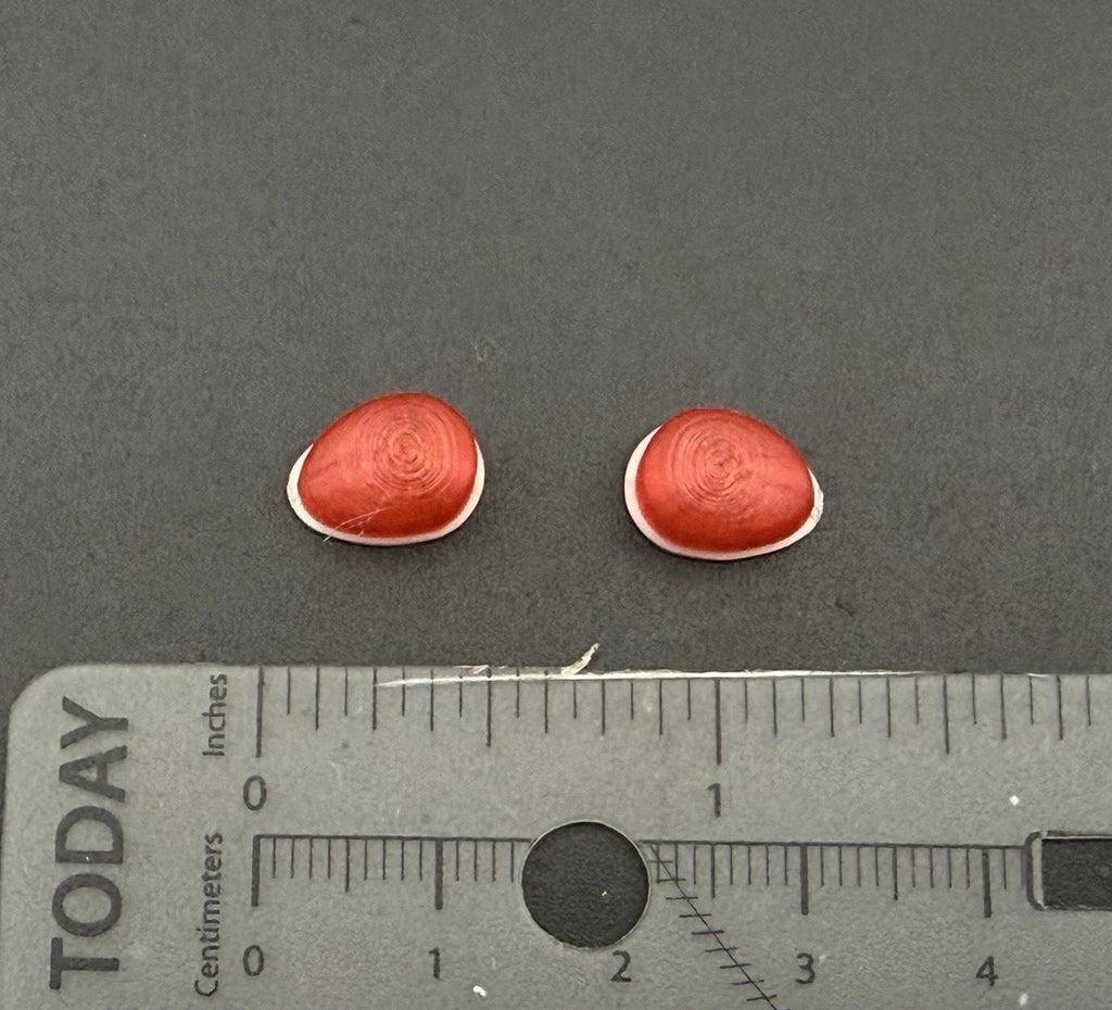 2 Pack 1/18 LED Ready Red Fire Ball Teardrop Beacon Kojak Starsky Hutch Police13