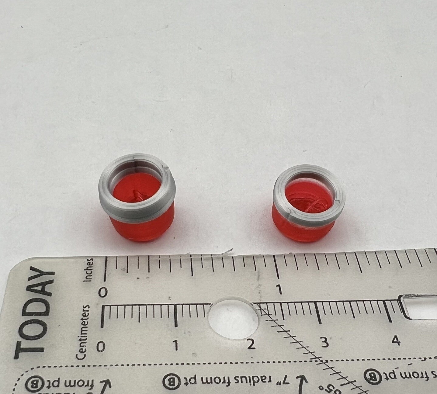 2-Pack 1/24 25 Scale Model Michigan State Police Red Beacon Lightbar1