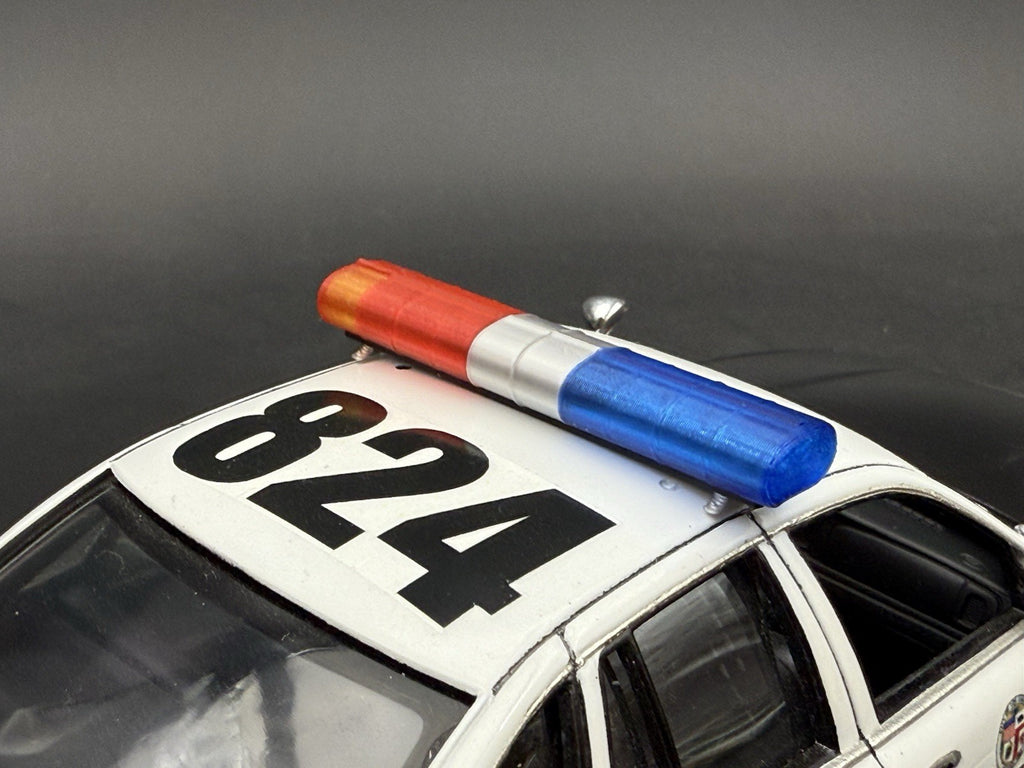 1/32 AeroDynic Lightbar 240 Robert Los Angeles Sheriff Blue Red Police CHP7