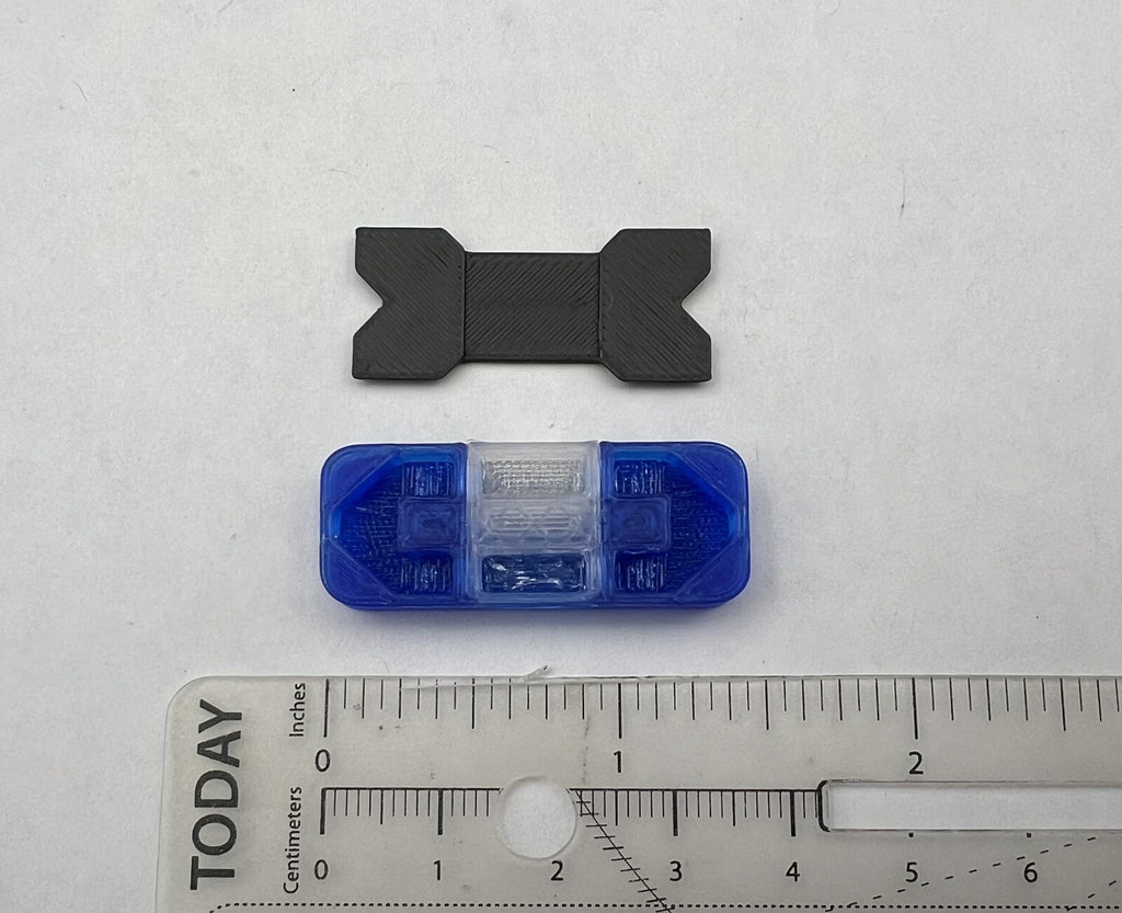 1/18 Mini Whelen Edge Lightbar Blue Gray Top Cover Honolulu Police Sheriff Fire2