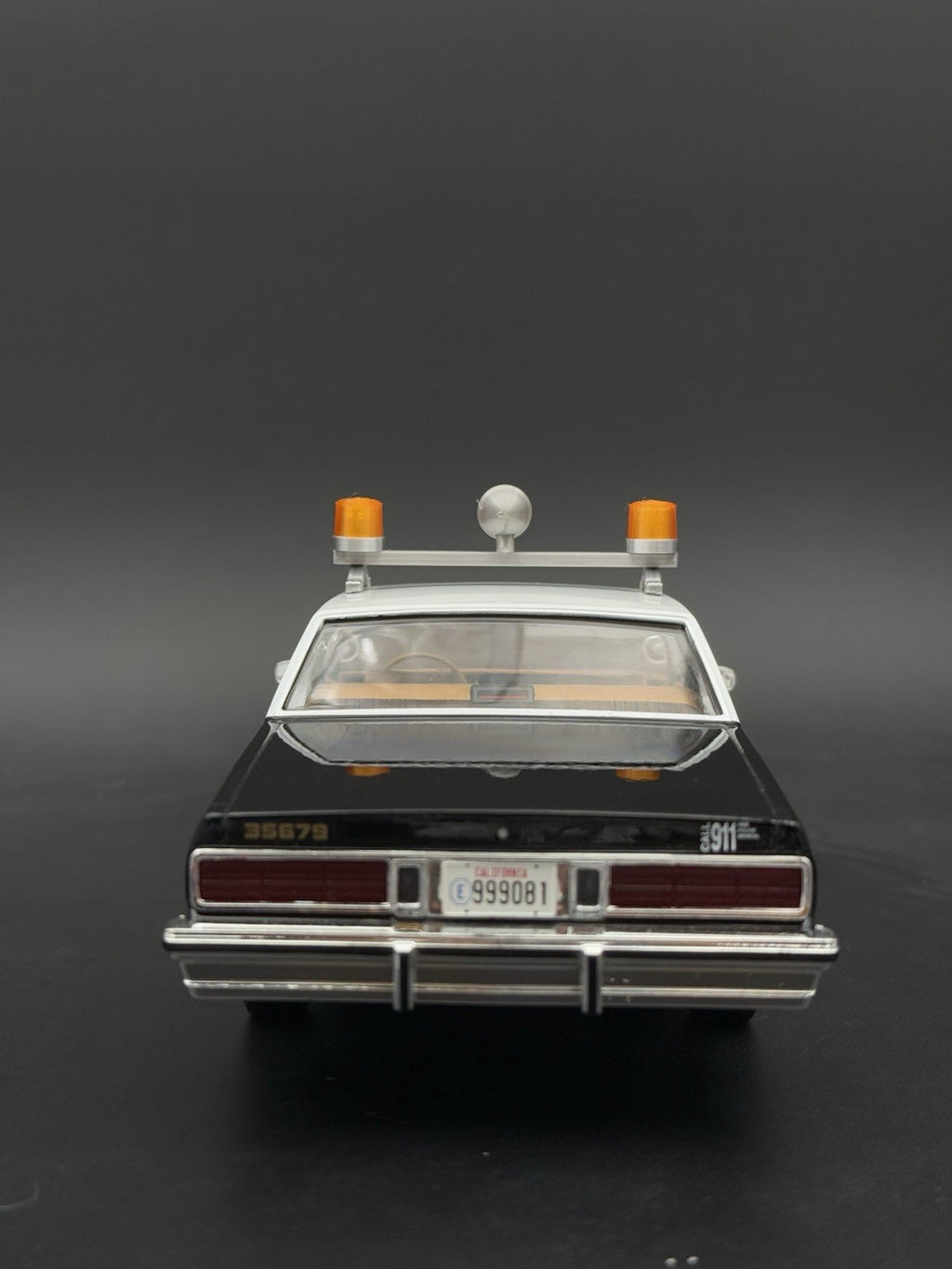 1/18 LED Ready Federal Amber Twin Beacon Ray Speaker Police Lightbar Visibar5