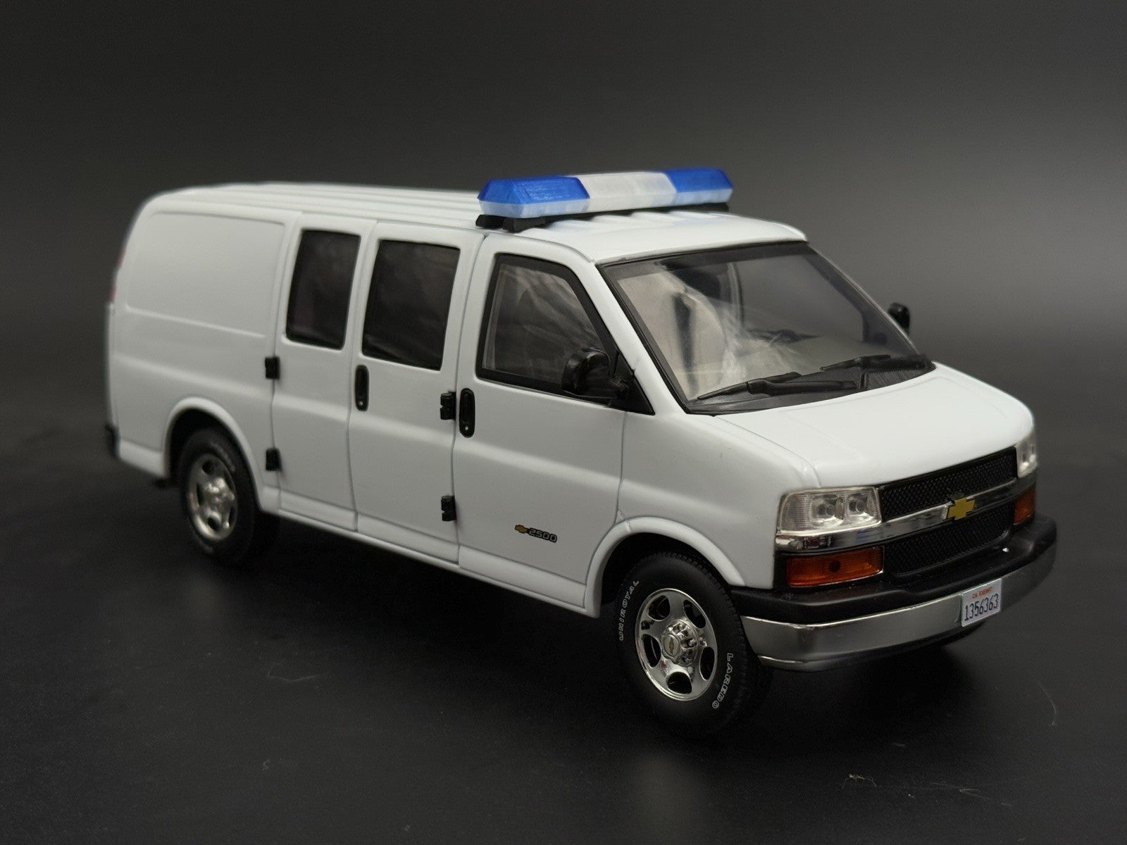1/24 25 Scale Blue Clear Code 3 MX7000 XL Lightbar Police Fire Truck Width 58”6