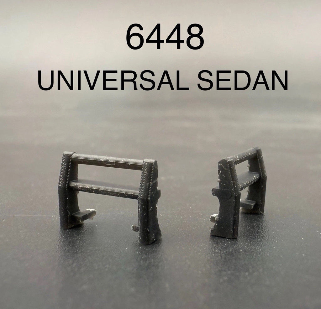 2 PACK 1/64 1990s Push Bumper Pushbar Universal Sedan Crown Vic Police Fire0