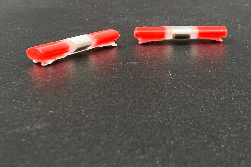 4 Pack 1/87 Red Chrome Cannonball Run Ambulance Aerodynic Lightbar Police Fire0