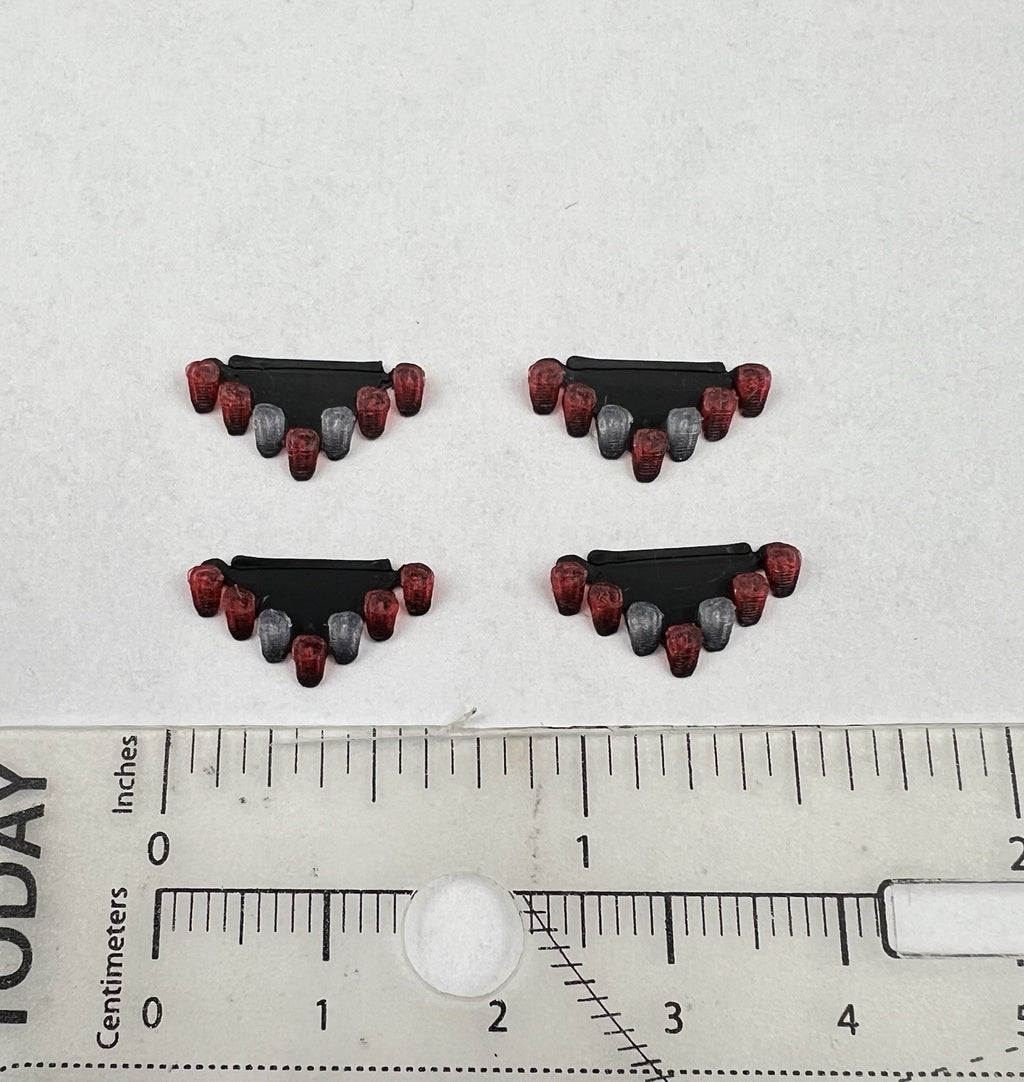 4 Pack 1/87 HO Red Vector Vision Lightbar Pre 2008 NYPD New York Police Sheriff1