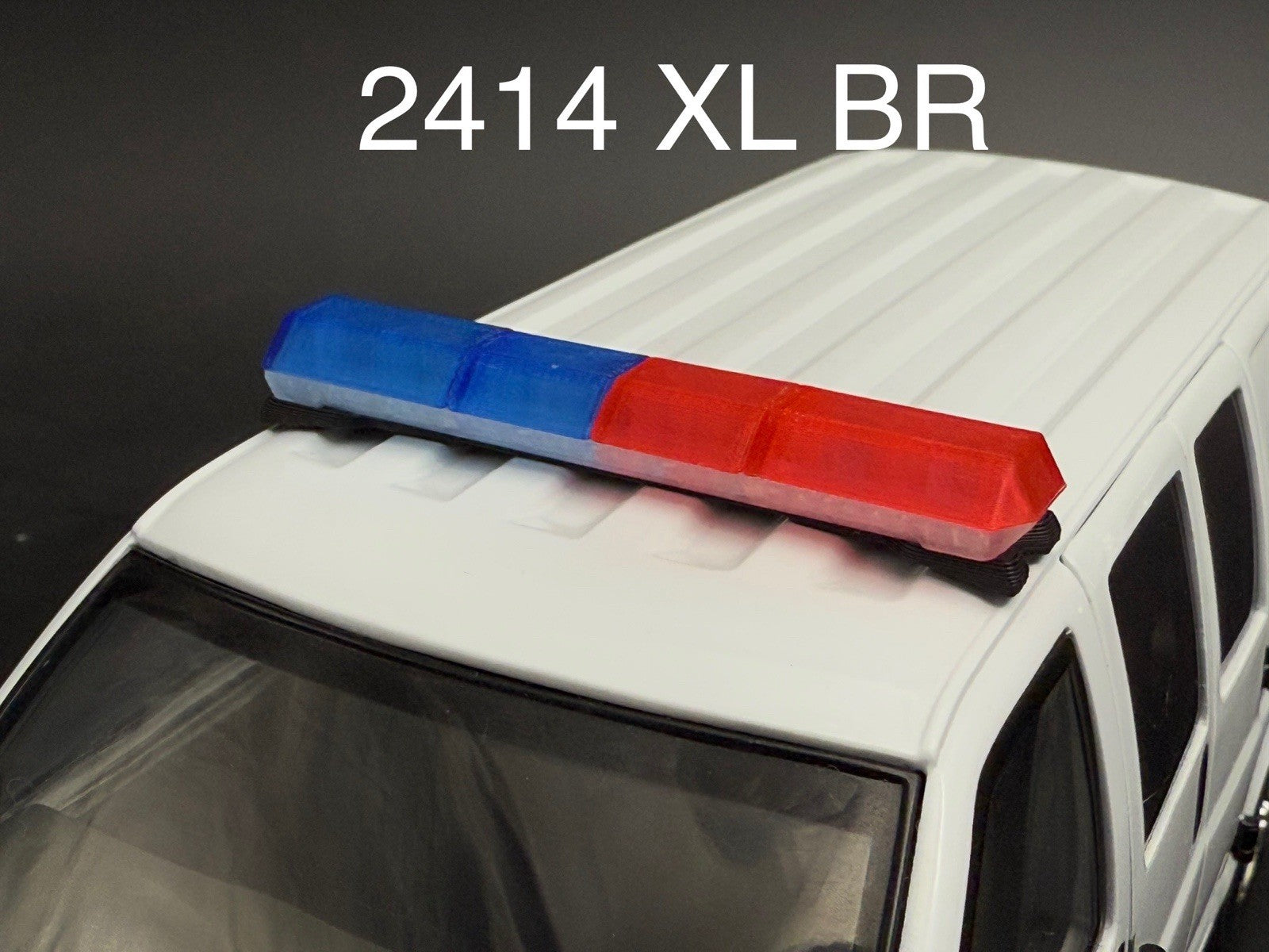 1/24 25 Scale Model Blue Red Code 3 MX7000 XL Lightbar Truck Width 58” 2414XLBR0