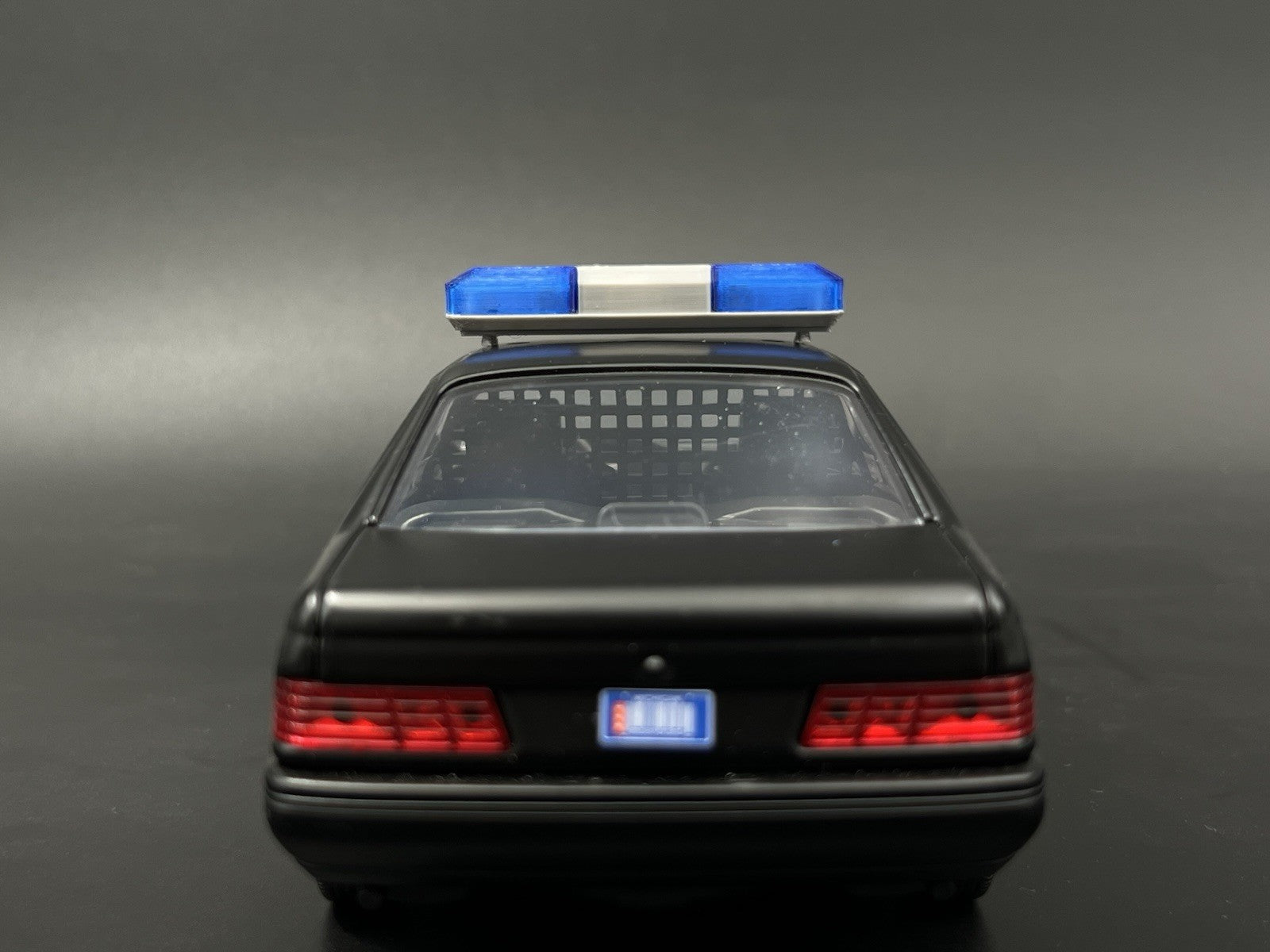 1/24 1/25 Blue Smith Wesson 8780 8880 8980 Lightbar Police Sheriff Fire9