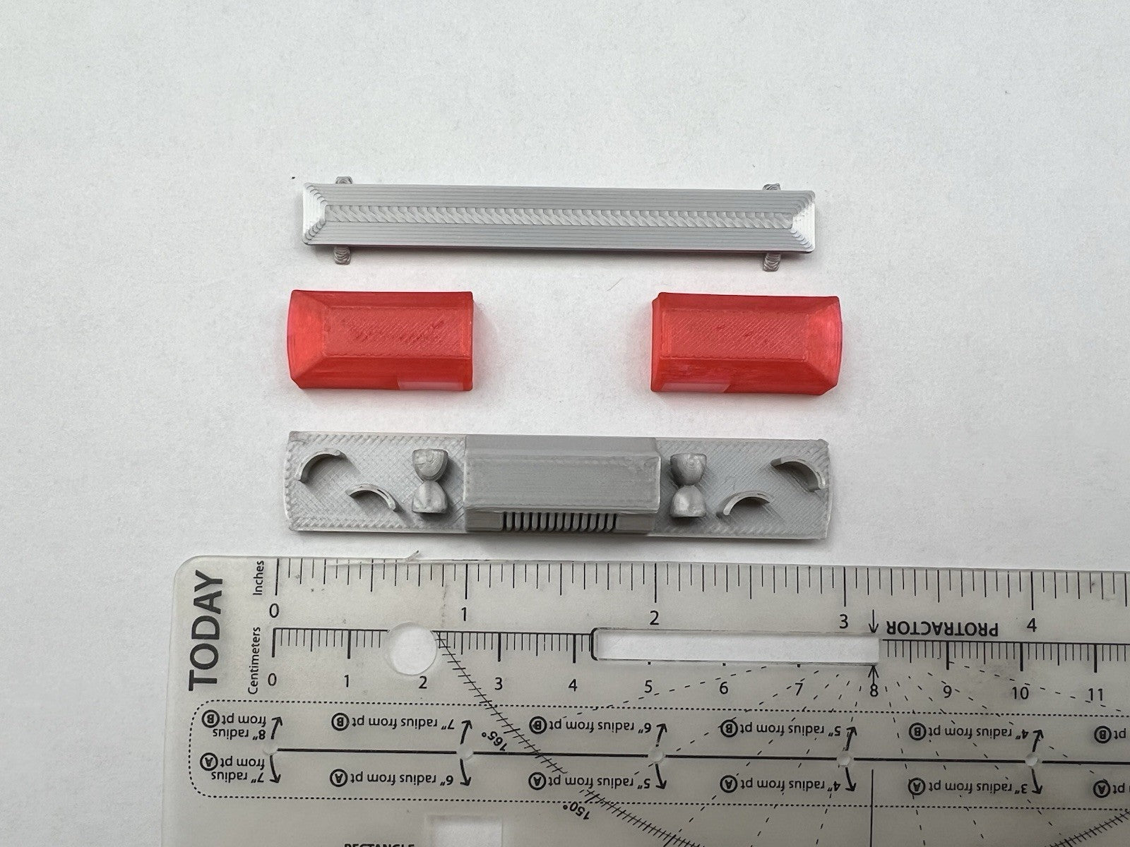 1/24 Red XL Extra Wide Smith Wesson 8780 8880 8980 Lightbar Fire Engine Truck1