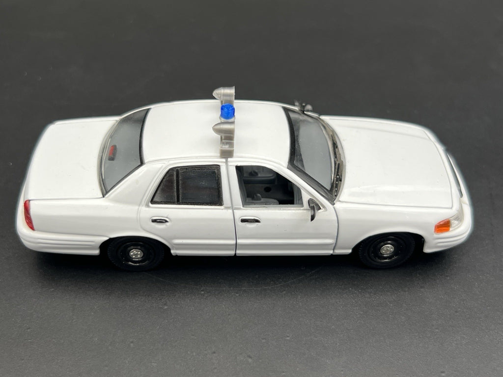 1/43 Vintage Blue Beacon With Dual Siren Speakers Lightbar Police6