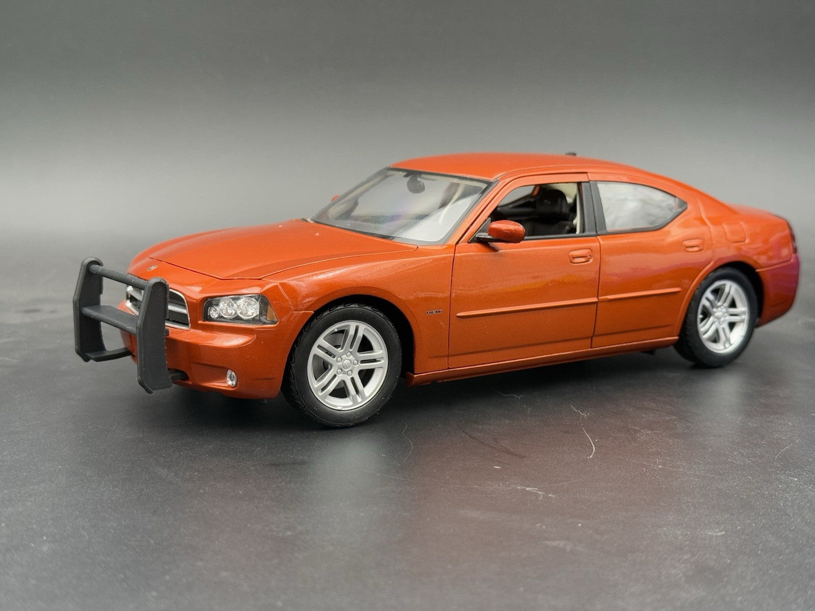 1/18 Go Rhino Push Bumper Pushbar For Welly Dodge Charger Police 18523