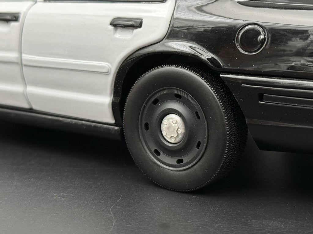 4 Pack 1/18 Scale Model 2003 Steel Wheel For Motormax Crown Victoria Police 18665