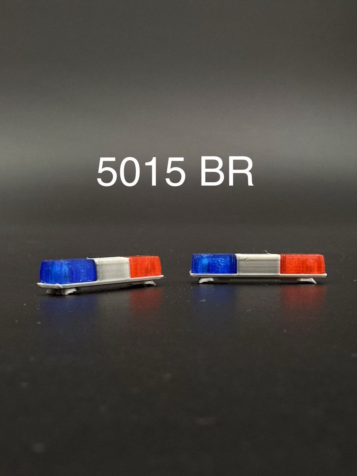 2 Pack 1/50 48 Scale Blue Red Twinsonic Lightbar Police Fire Engine Truck 5015BR0