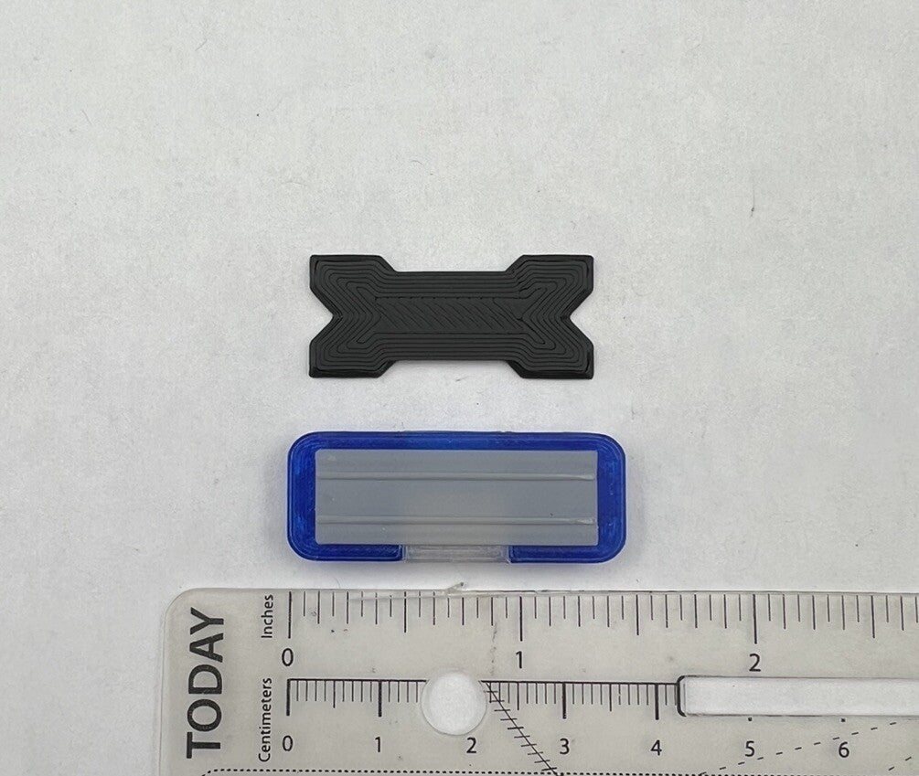 1/18 Mini Whelen Edge Lightbar Blue Gray Top Cover Honolulu Police Sheriff Fire1