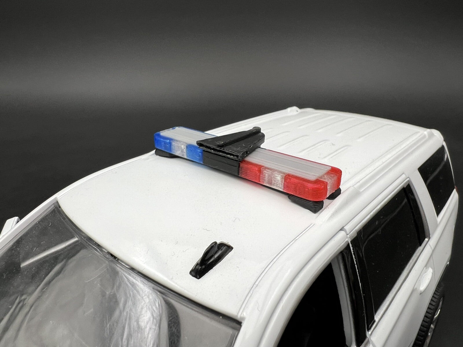 1/24 25 LED Ready Whelen Edge Lightbar Blue Red w/ Speaker Highway Patrol Police6