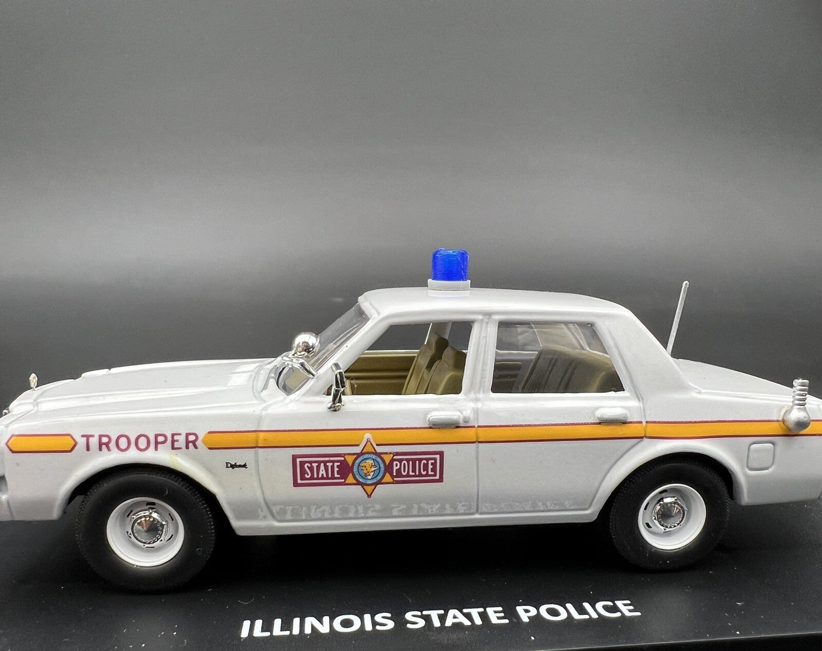 2 Pack 1/43 Vintage Blue Beacon Lightbar Florida Georgia Police Highway Patrol3