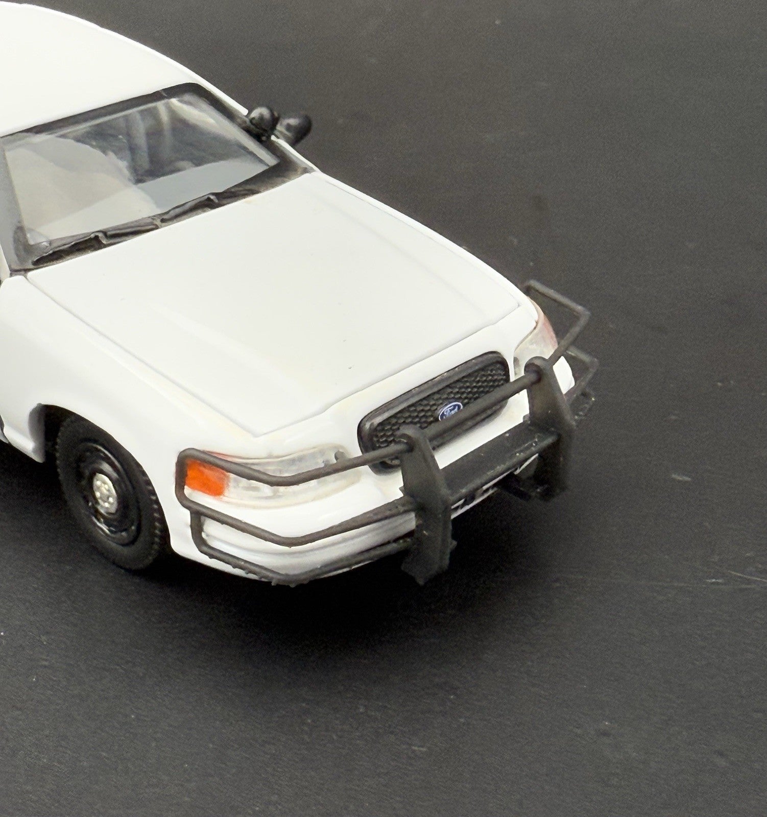 1/43 Go Rhino Wrap Around Push Bumper Pushbar For Greenlight Crown Vic Police3