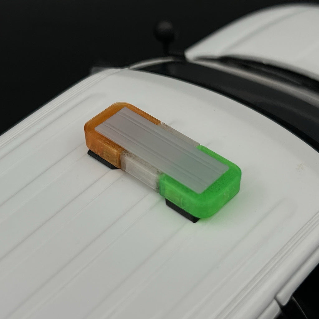 1/24 25 Mini Whelen Edge Lightbar Amber Clear Green Gray Top Cover4