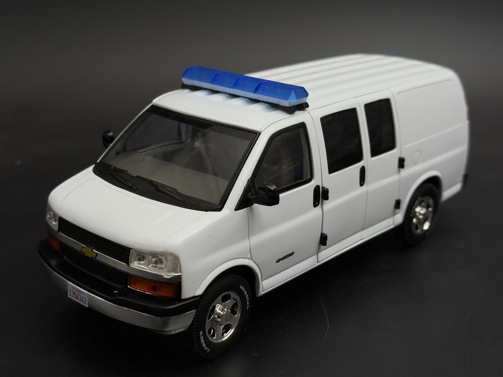 1/24 25 Scale Blue Code 3 MX7000 XL Lightbar Police Fire Truck Width 58”3