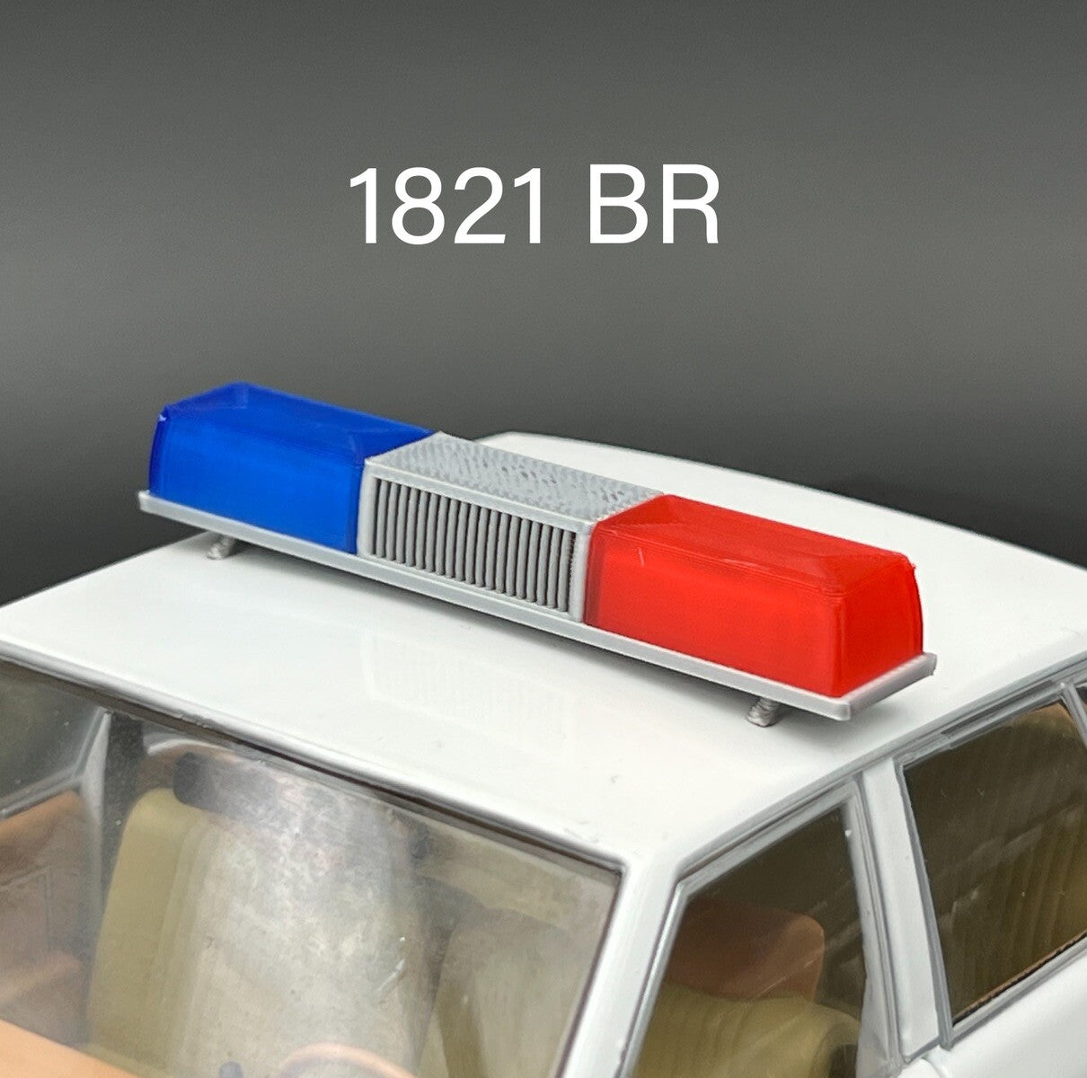 1/18 Blue Red Federal Signal Twinsonic Lightbar Police Sheriff Highway Patrol0