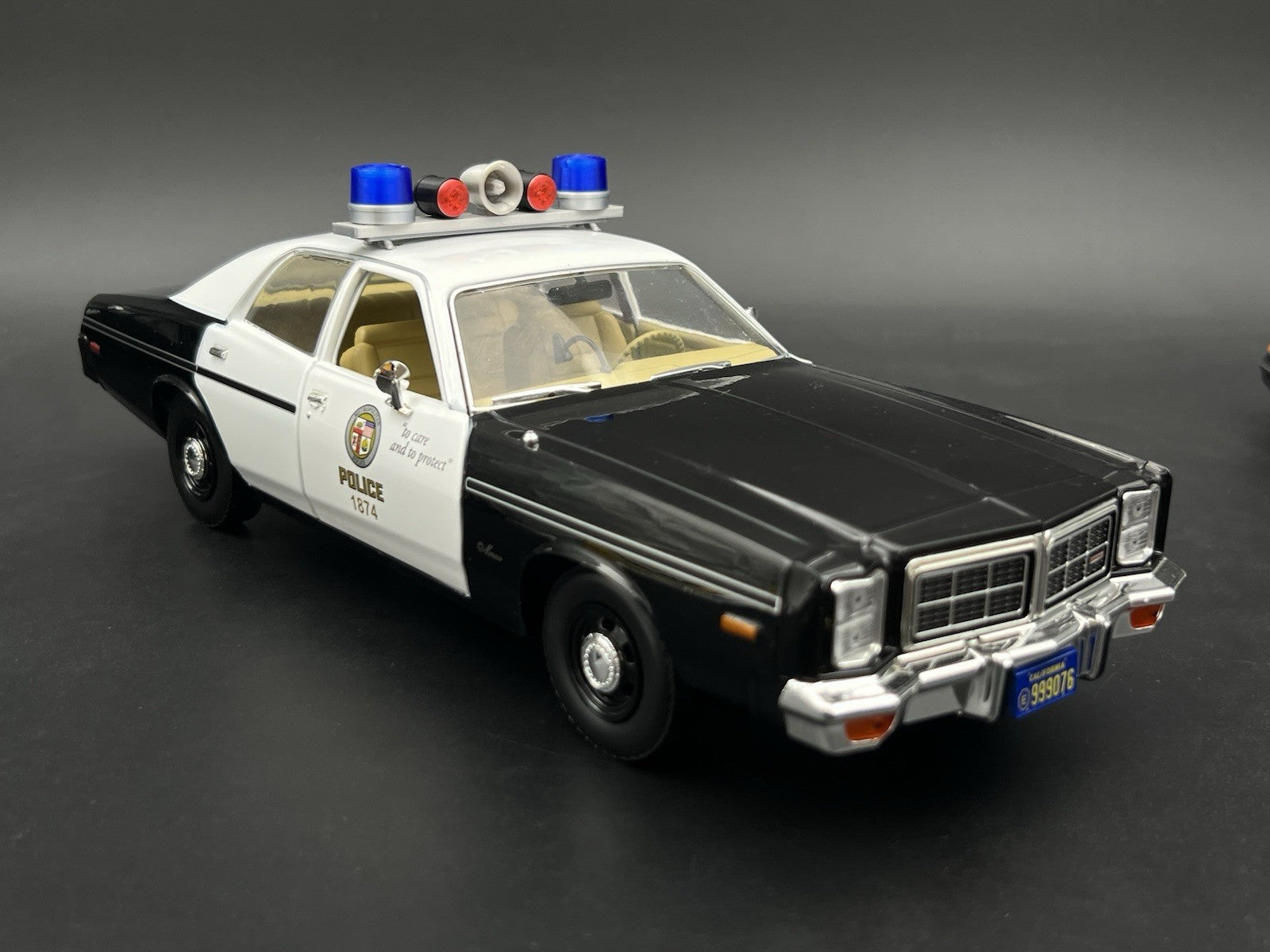 1/18 Blue Mars Skybolt Beacon Lightbar Siren Speaker Police Sheriff Fire8