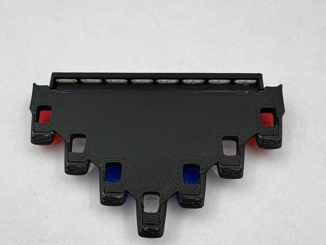 1/24 25 Scale Model LED Ready Blue Red Federal Vector Lightbar Police 2432 BR42