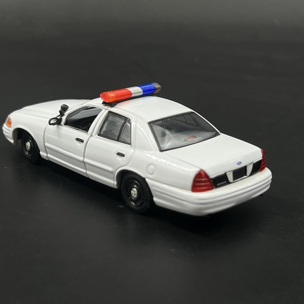 1/43 AeroDynic Lightbar Dukes Of Hazzard Sheriff Blue Red Chrome Police CHP LAPD11