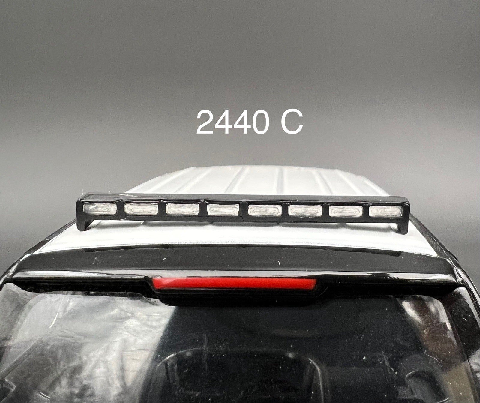 1/24 LED Ready Traffic Advisor Arrow Stick Deck Lightbar Police Sheriff Fire SUV0