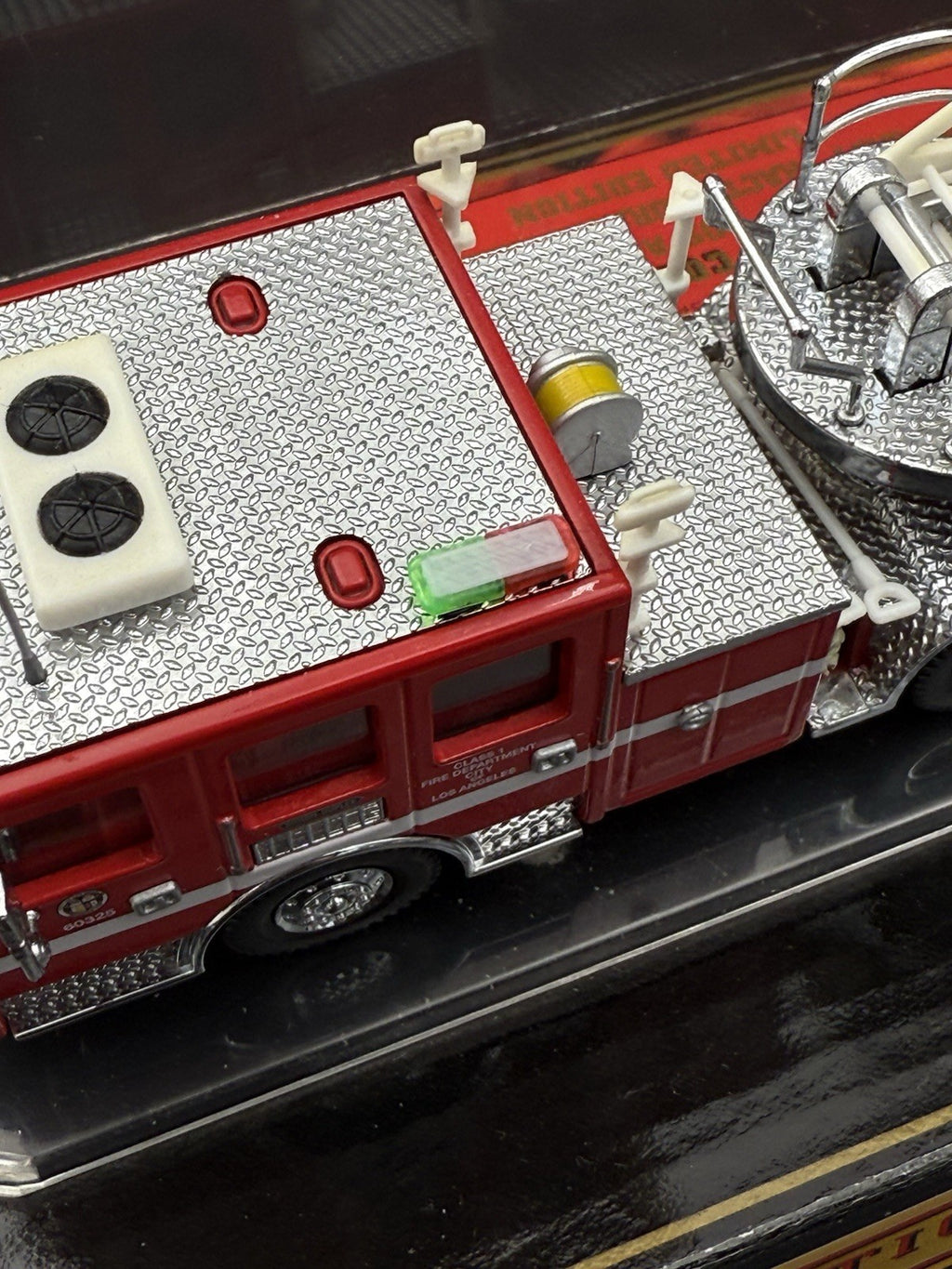 2 Pack 1/64 Mini Whelen Edge Green Red Lightbar Chicago Fire Engine Truck Ladder3