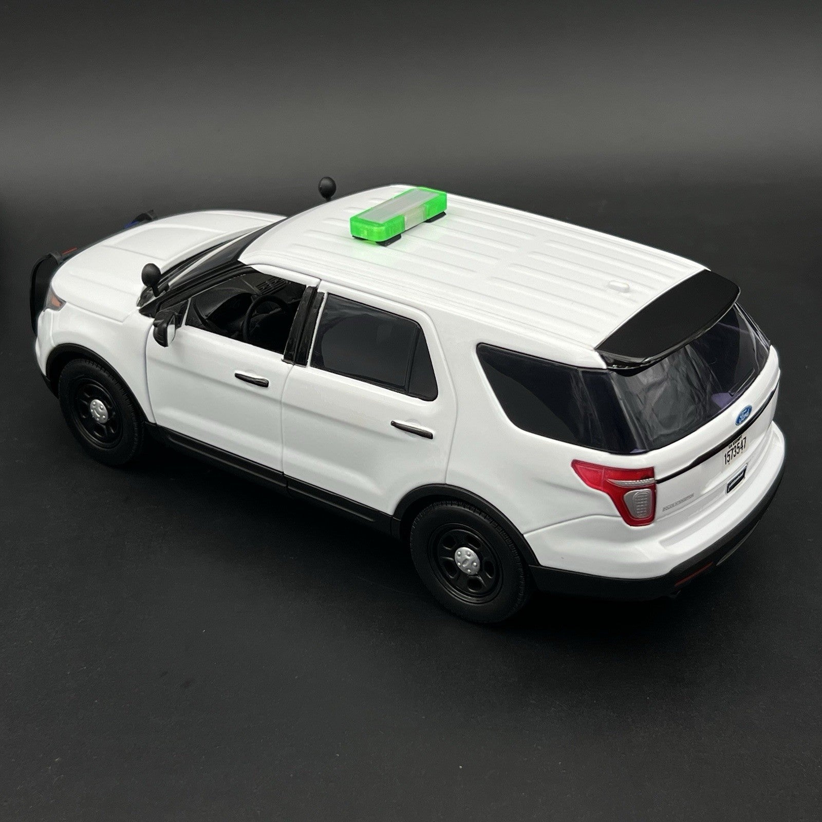1/18 Mini Whelen Edge Lightbar Clear Green Gray Top Cover8