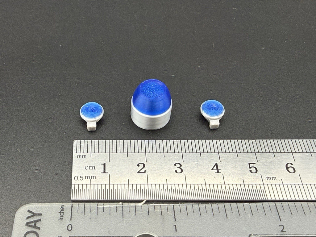 1/24 1/25 Scale Blue 994 PA Beacon Lollipop Brake Light Kits Police 2422B5