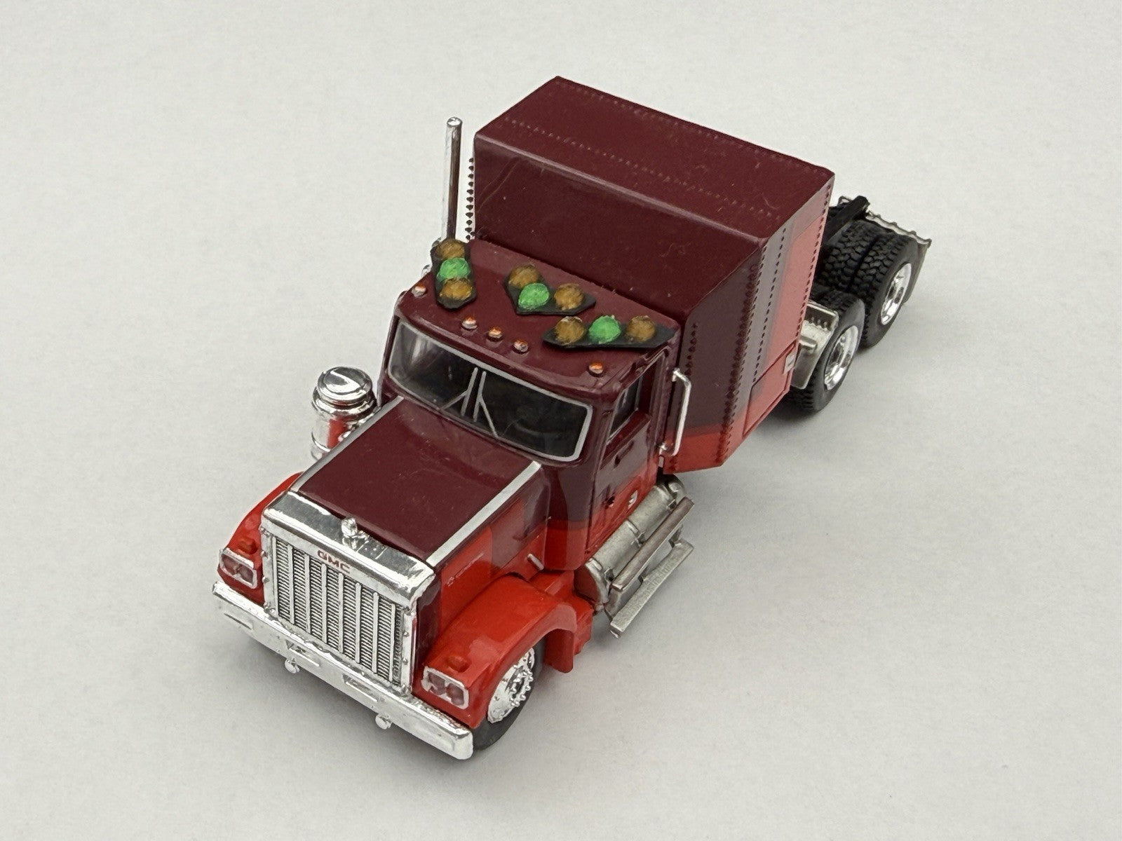 3 Pack 1/87 HO Scale Amber Green Split Vision SLR Lightbar Truck 8709SL3AG4