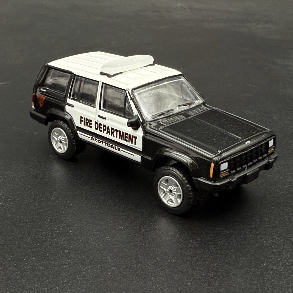 2 Pack 1/64 Federal Signal Arjent Lightbar Greenlight Police Car Sheriff Fire8