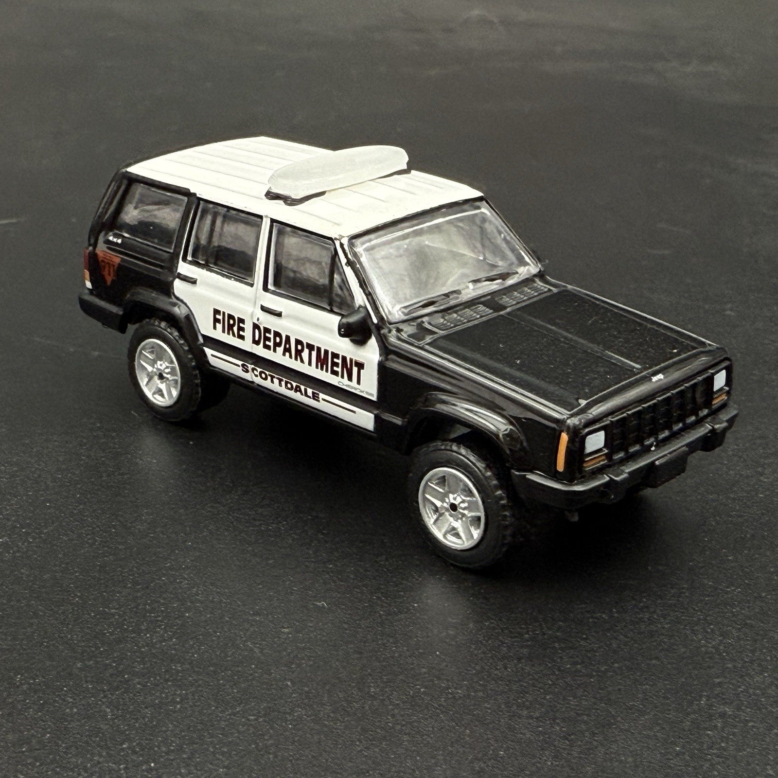 2 Pack 1/64 Federal Signal Arjent Lightbar Greenlight Police Car Sheriff Fire8