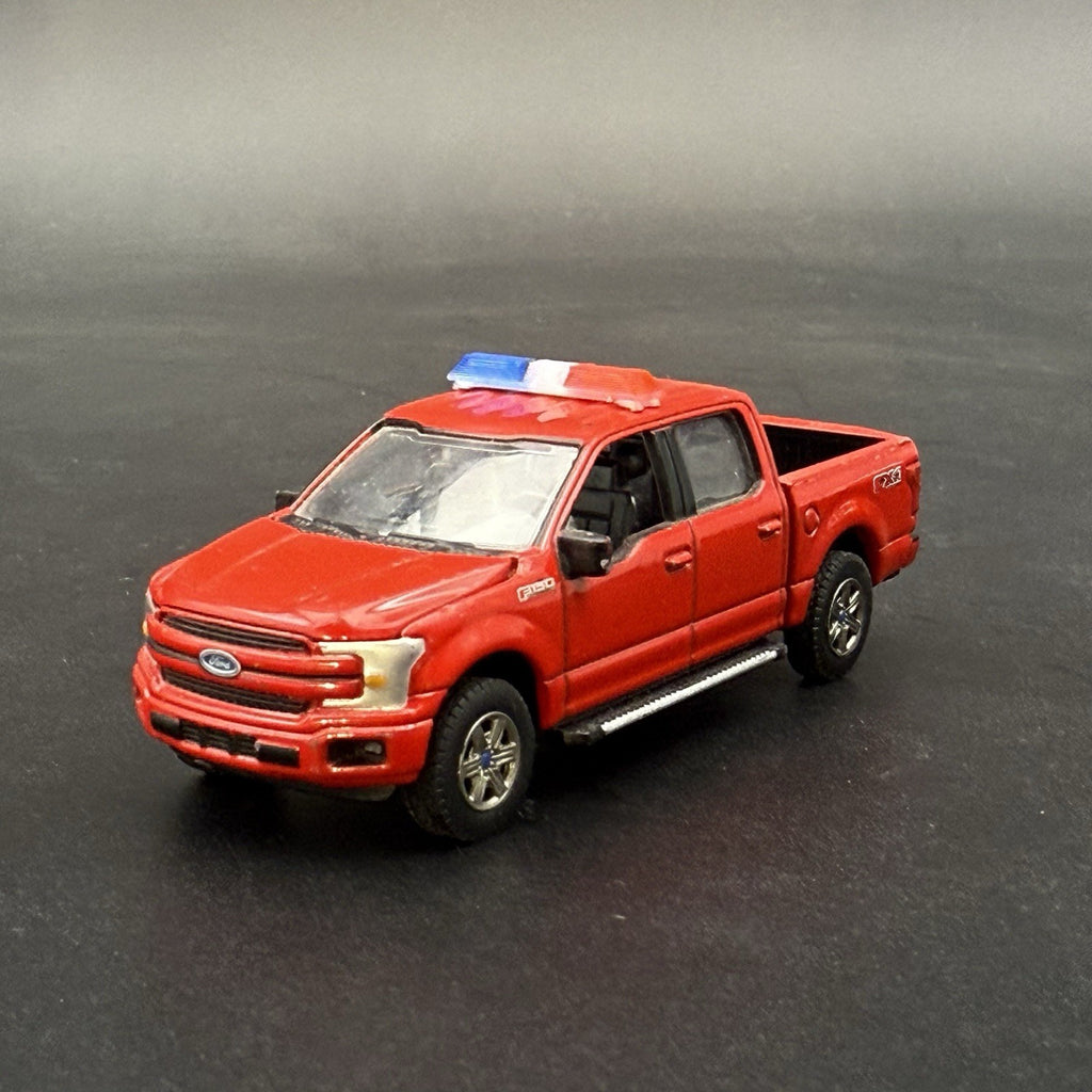 2 Pack 1/64 Code 3 LP6000 Clear + Blue Red Lightbar Greenlight Police Fire SUV10