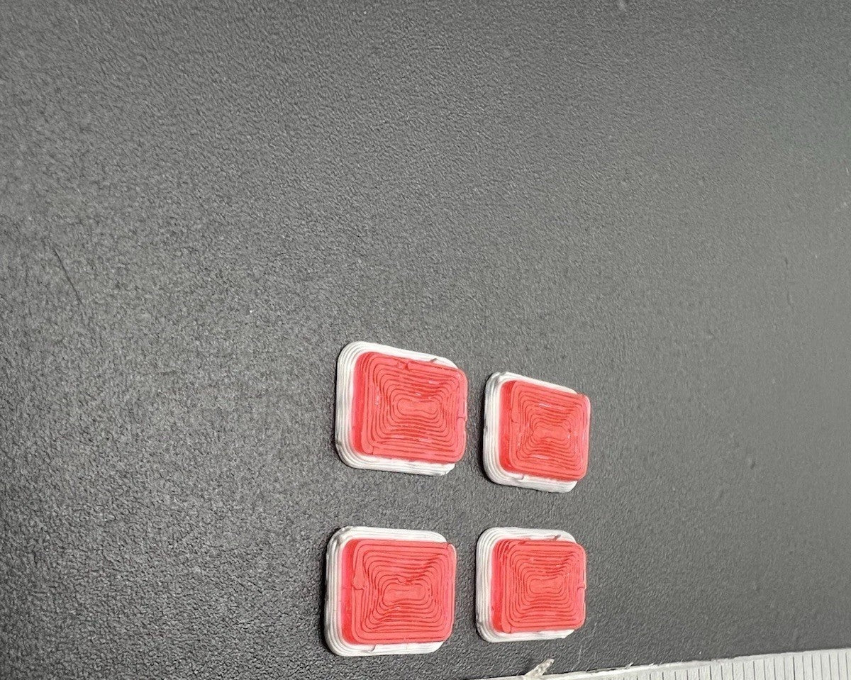 24 Pack 1/32 1/34 Red Whelen 900 Ambulance Warning Lights EMS Police Fire1