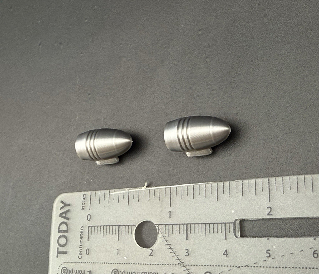 2 Pack 1/24 25 B&M Super Chief Siren For Fire Engine Truck 2467 Chrome3