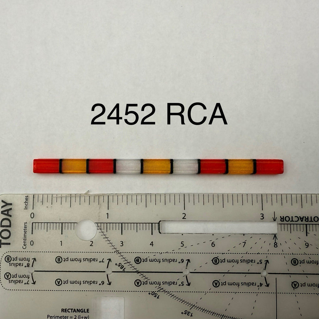 1/24 25 Scale Model Red Amber Clear Whelen 4500 Ambulance EMS Fire 2452RCA0