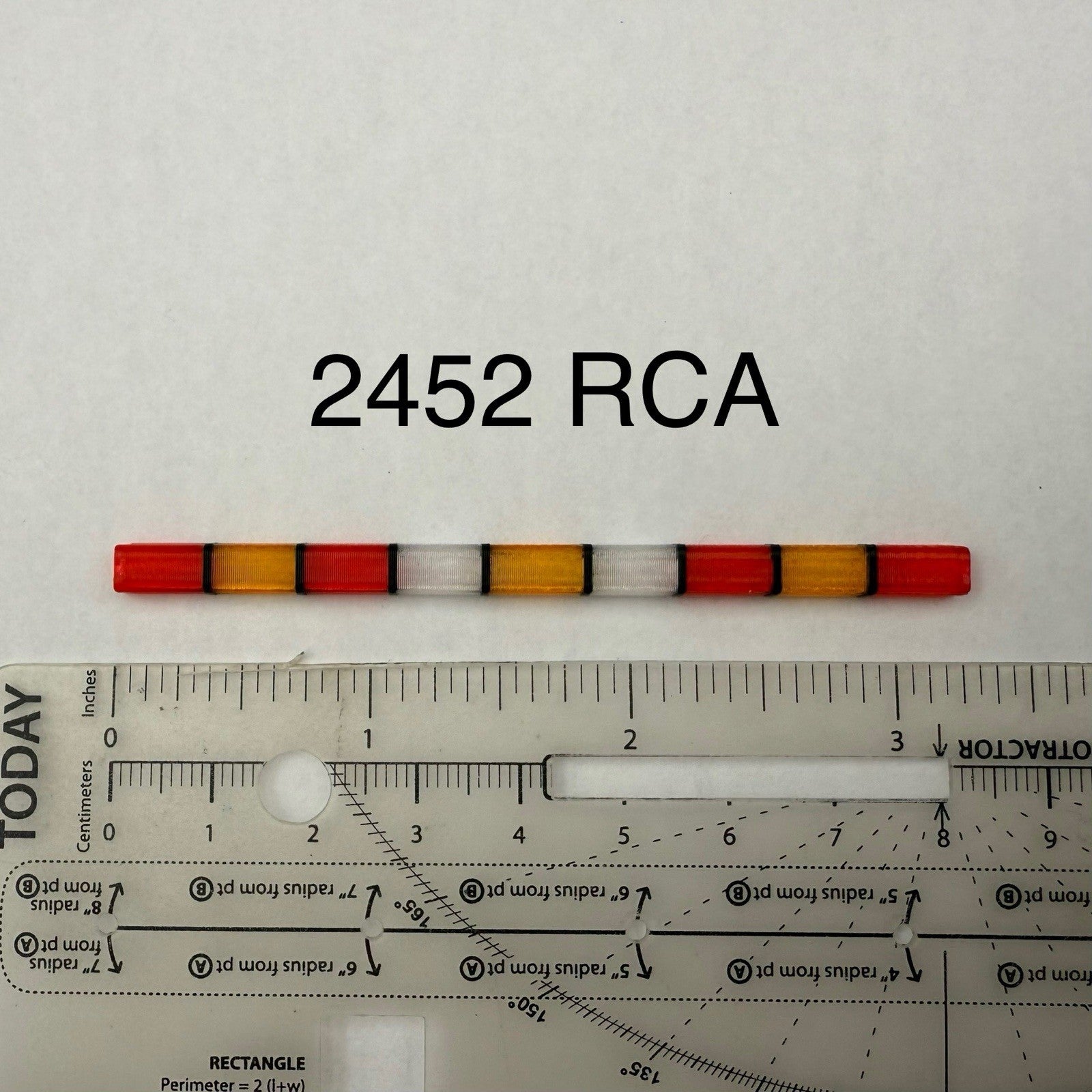 1/24 25 Scale Model Red Amber Clear Whelen 4500 Ambulance EMS Fire 2452RCA0