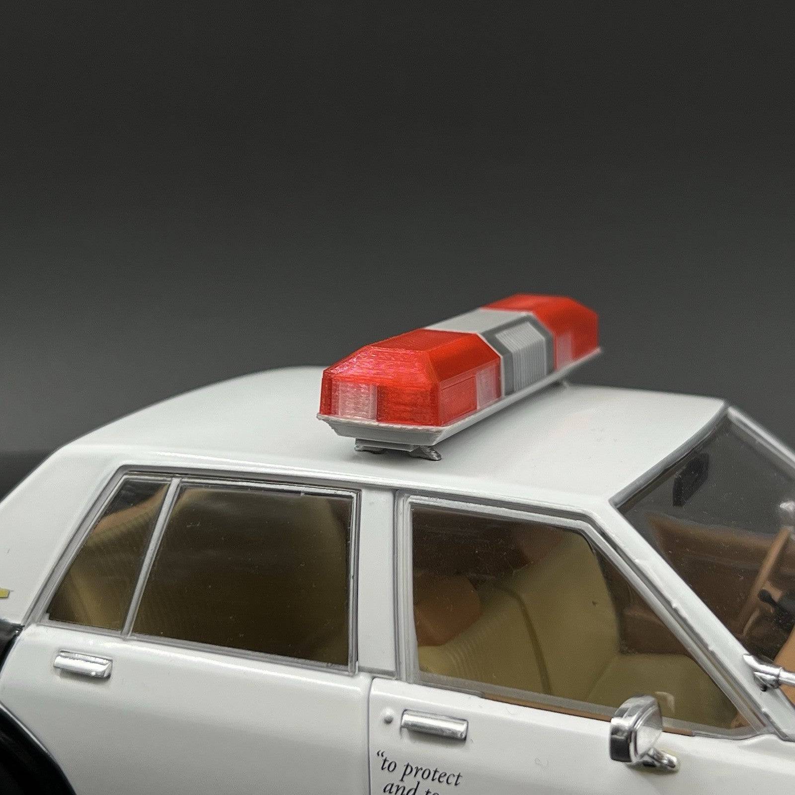 1/18 Red Smith Wesson 8780 8880 8980 Lightbar Police Sheriff Fire14