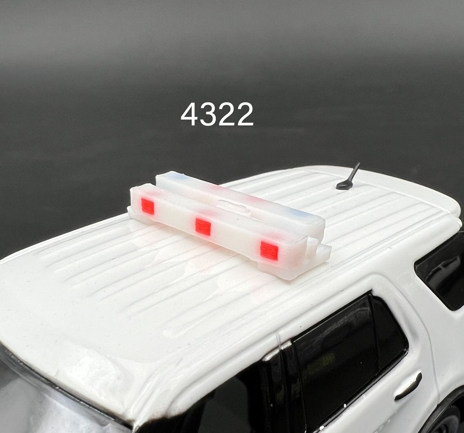 1/43 NYPD Highway Patrol (Down) High Riser Lightbar New York Police Sheriff0