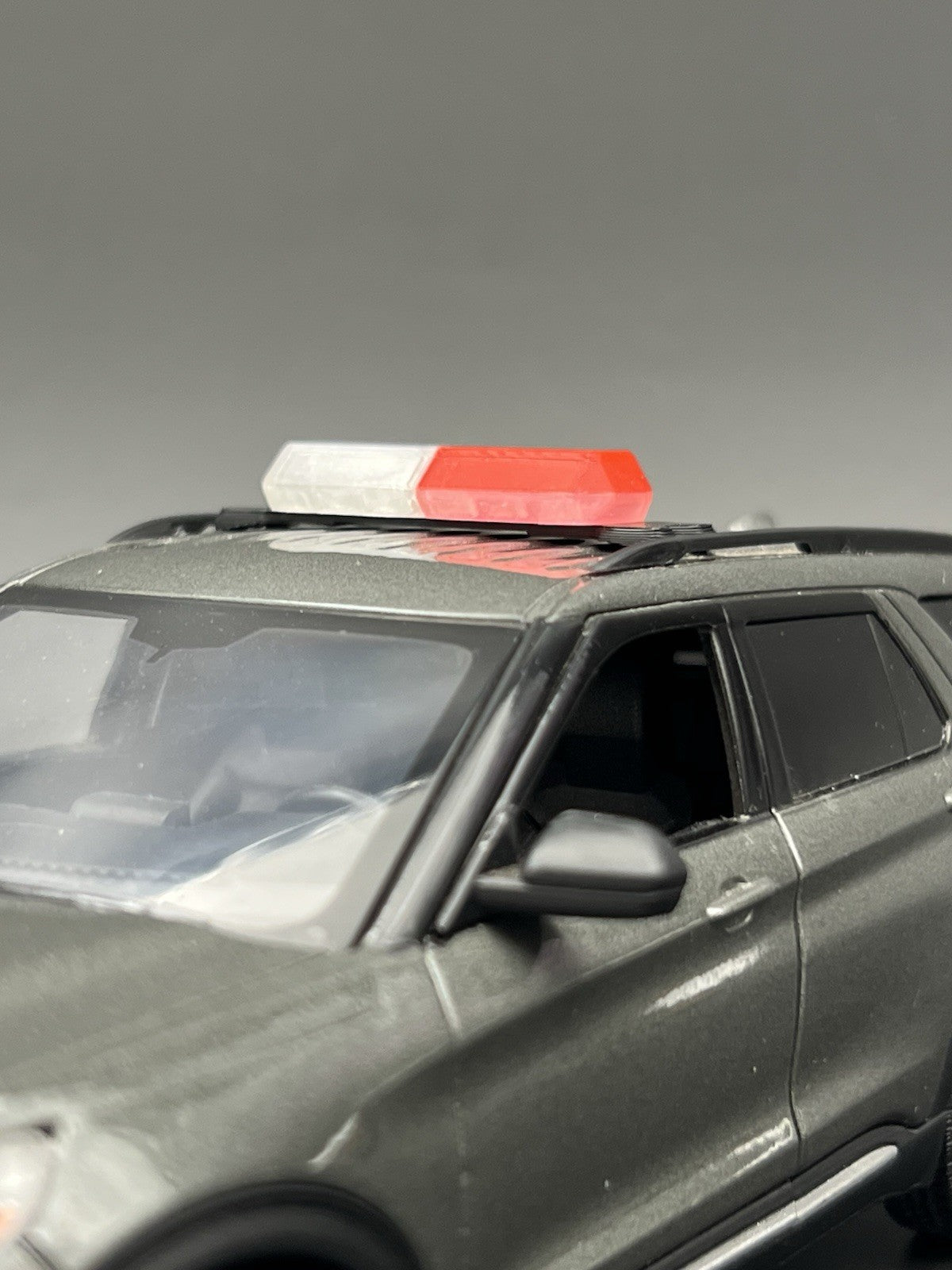 1/24 25 Clear Half Code 3 MX7000 Lightbar W/ Internal Lens Police Sheriff Fire6